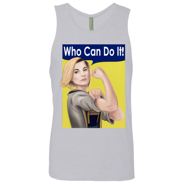 T-Shirts Heather Grey / S Who Can Do It Men's Premium Tank Top