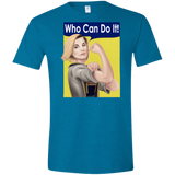 T-Shirts Antique Sapphire / S Who Can Do It Men's Semi-Fitted Softstyle