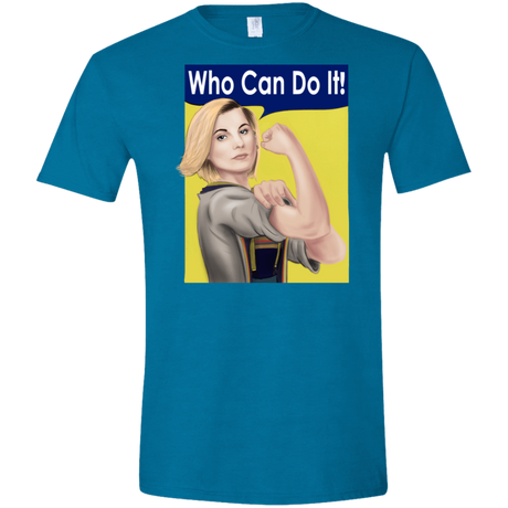 T-Shirts Antique Sapphire / S Who Can Do It Men's Semi-Fitted Softstyle