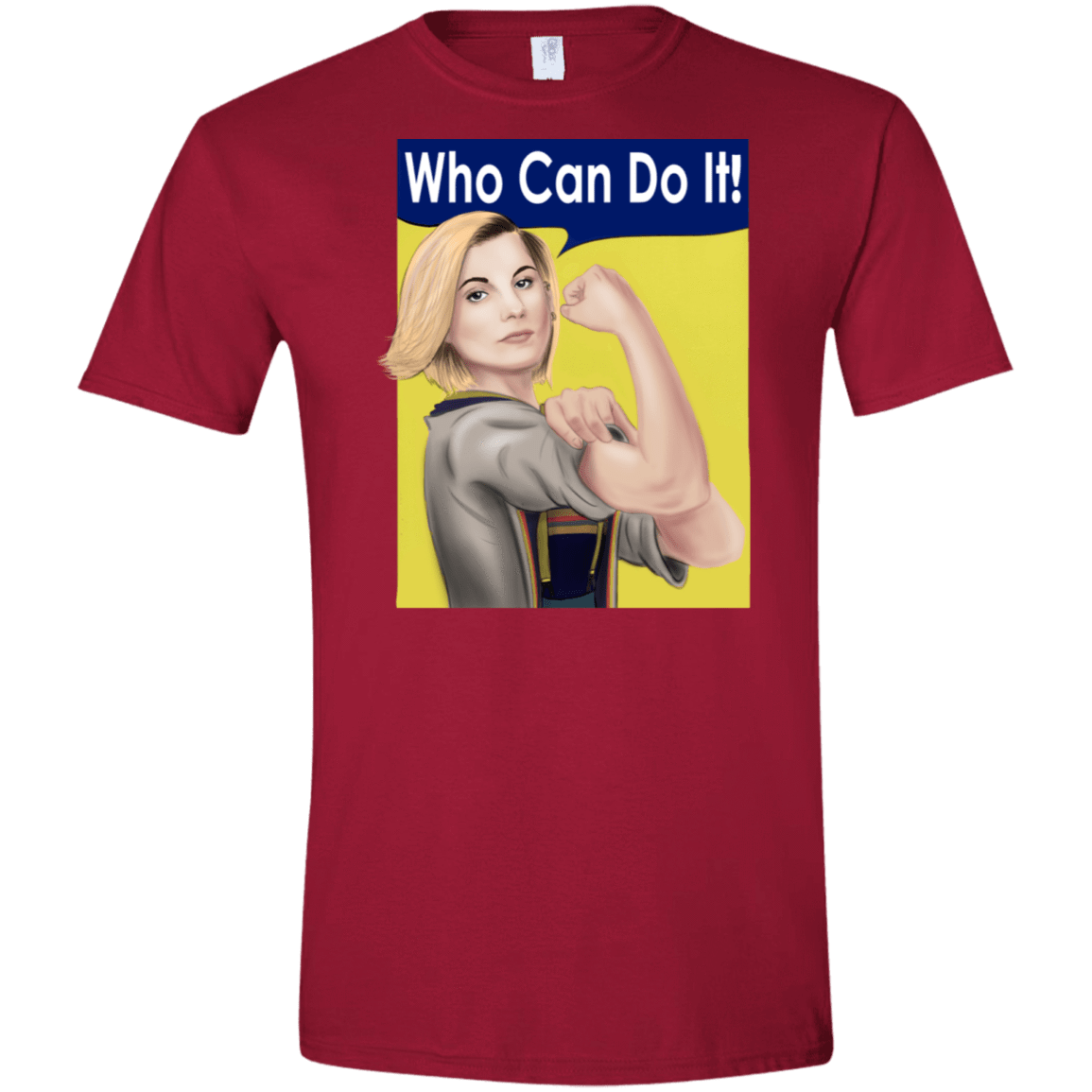 T-Shirts Cardinal Red / S Who Can Do It Men's Semi-Fitted Softstyle