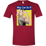 T-Shirts Cardinal Red / S Who Can Do It Men's Semi-Fitted Softstyle