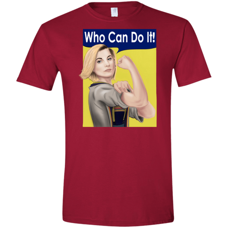 T-Shirts Cardinal Red / S Who Can Do It Men's Semi-Fitted Softstyle