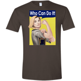 T-Shirts Dark Chocolate / S Who Can Do It Men's Semi-Fitted Softstyle