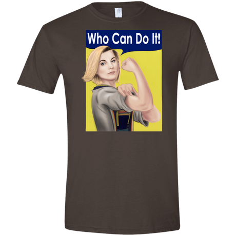 T-Shirts Dark Chocolate / S Who Can Do It Men's Semi-Fitted Softstyle