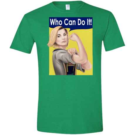 T-Shirts Heather Irish Green / S Who Can Do It Men's Semi-Fitted Softstyle