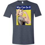 T-Shirts Heather Navy / S Who Can Do It Men's Semi-Fitted Softstyle