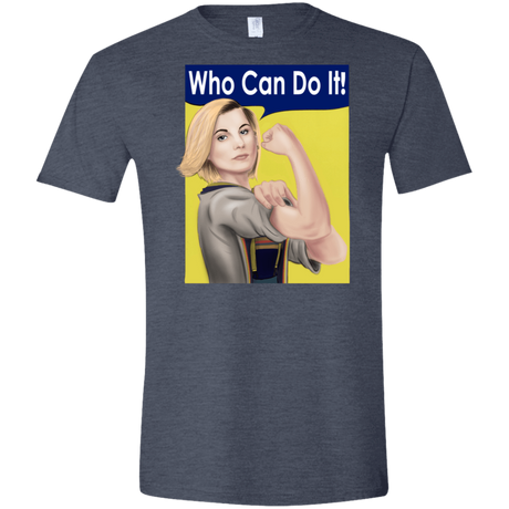 T-Shirts Heather Navy / S Who Can Do It Men's Semi-Fitted Softstyle