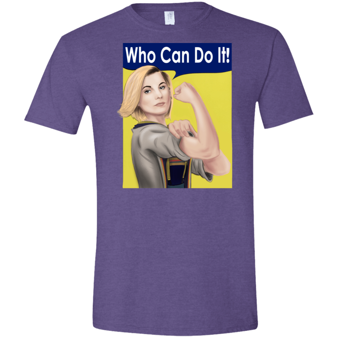 T-Shirts Heather Purple / S Who Can Do It Men's Semi-Fitted Softstyle