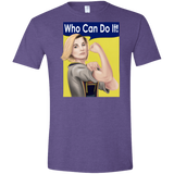 T-Shirts Heather Purple / S Who Can Do It Men's Semi-Fitted Softstyle