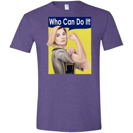 T-Shirts Heather Purple / S Who Can Do It Men's Semi-Fitted Softstyle