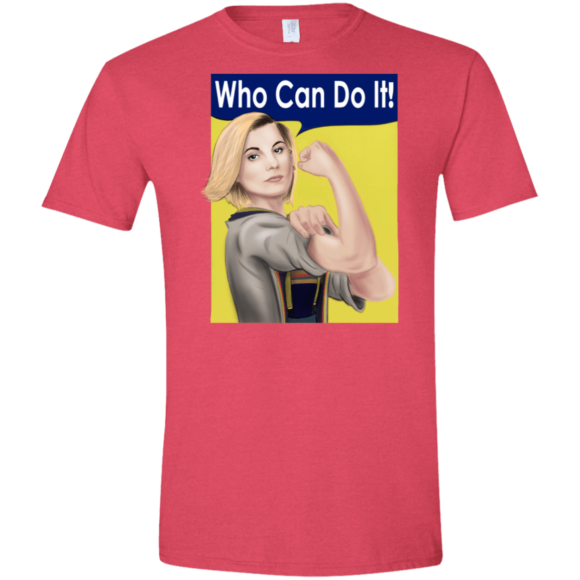 T-Shirts Heather Red / S Who Can Do It Men's Semi-Fitted Softstyle