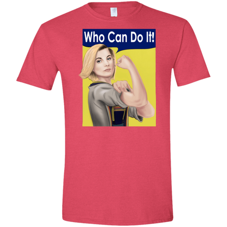 T-Shirts Heather Red / S Who Can Do It Men's Semi-Fitted Softstyle