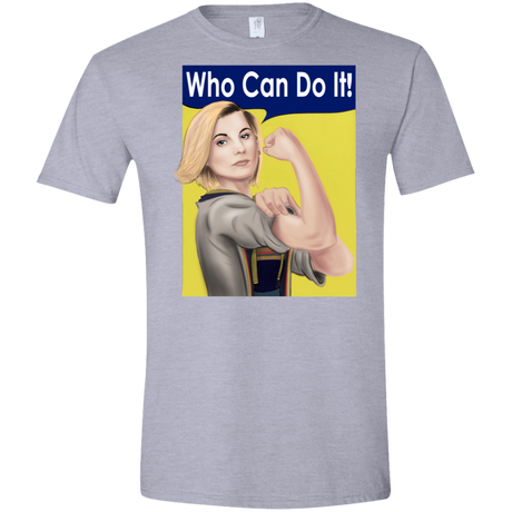 T-Shirts Sport Grey / X-Small Who Can Do It Men's Semi-Fitted Softstyle