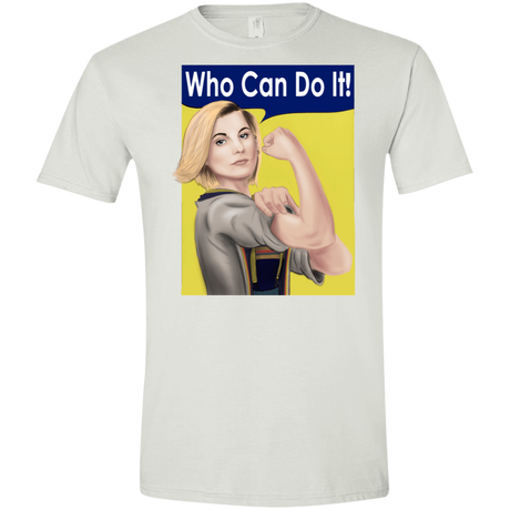 T-Shirts White / X-Small Who Can Do It Men's Semi-Fitted Softstyle