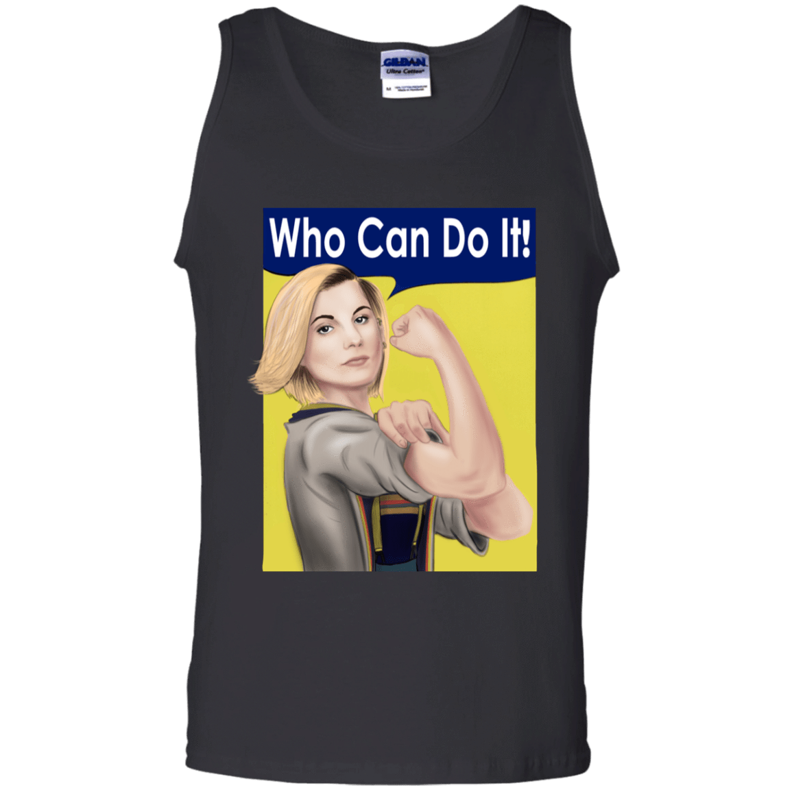 T-Shirts Black / S Who Can Do It Men's Tank Top