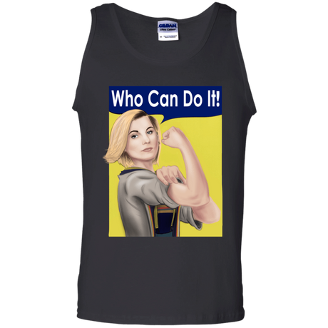 T-Shirts Black / S Who Can Do It Men's Tank Top