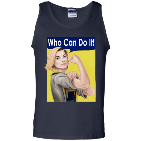 T-Shirts Navy / S Who Can Do It Men's Tank Top