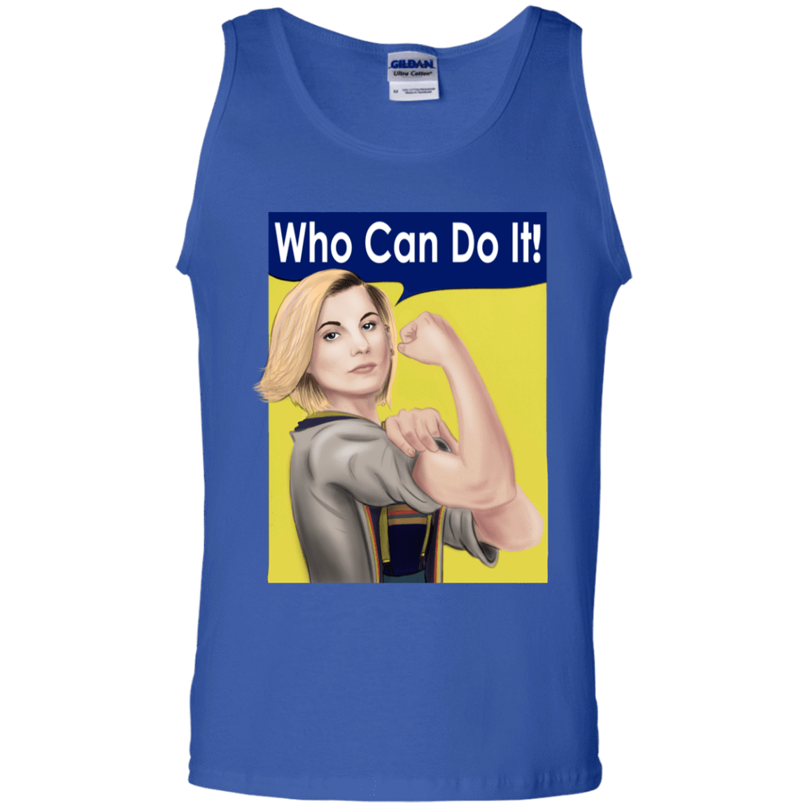 T-Shirts Royal / S Who Can Do It Men's Tank Top