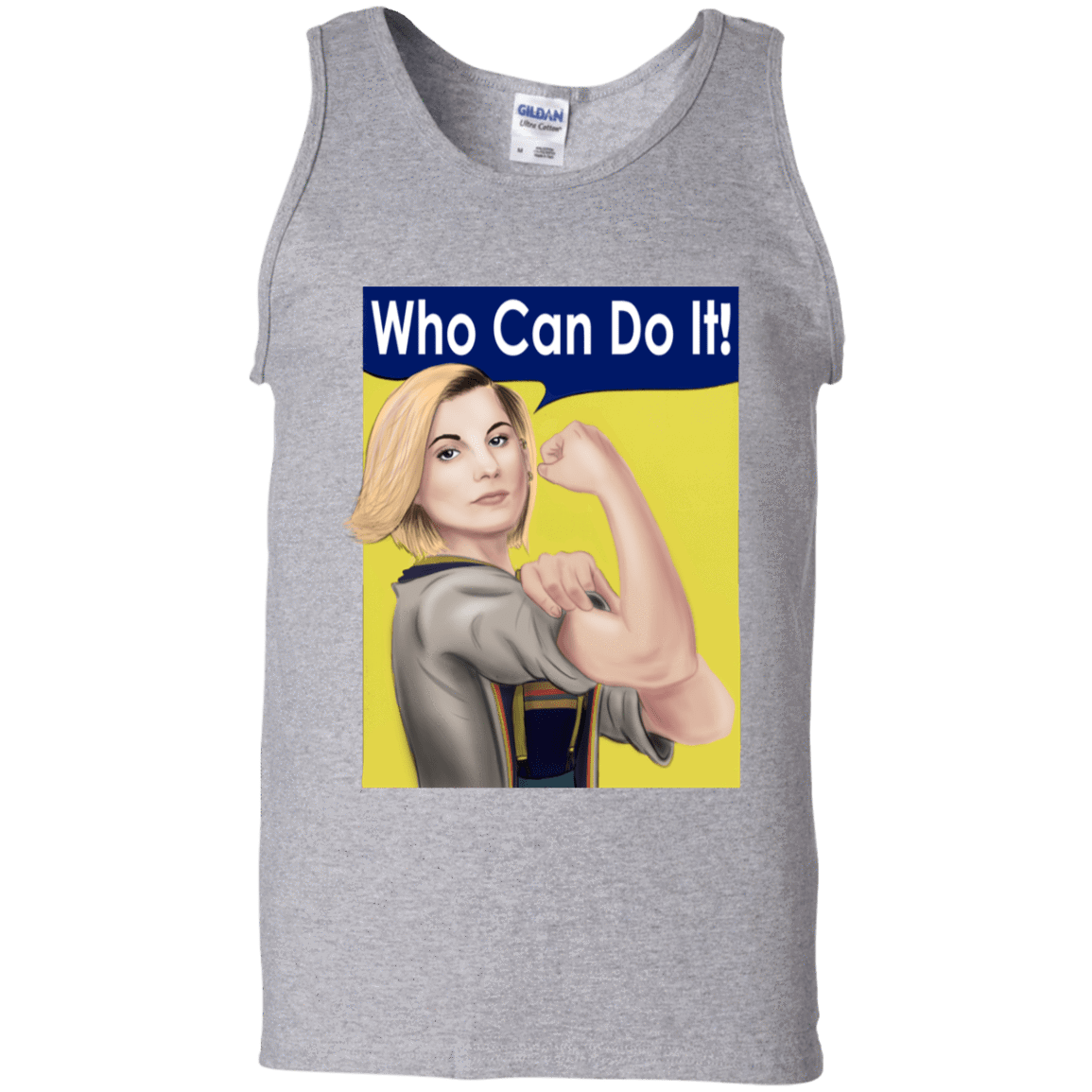 T-Shirts Sport Grey / S Who Can Do It Men's Tank Top