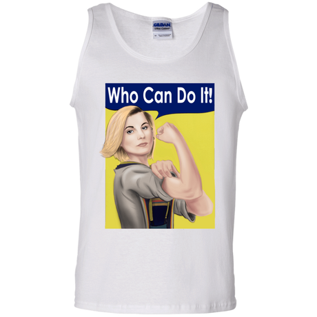 T-Shirts White / S Who Can Do It Men's Tank Top