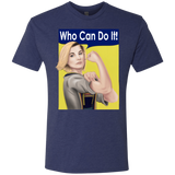 T-Shirts Vintage Navy / S Who Can Do It Men's Triblend T-Shirt