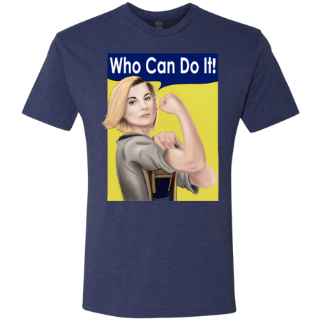 T-Shirts Vintage Navy / S Who Can Do It Men's Triblend T-Shirt