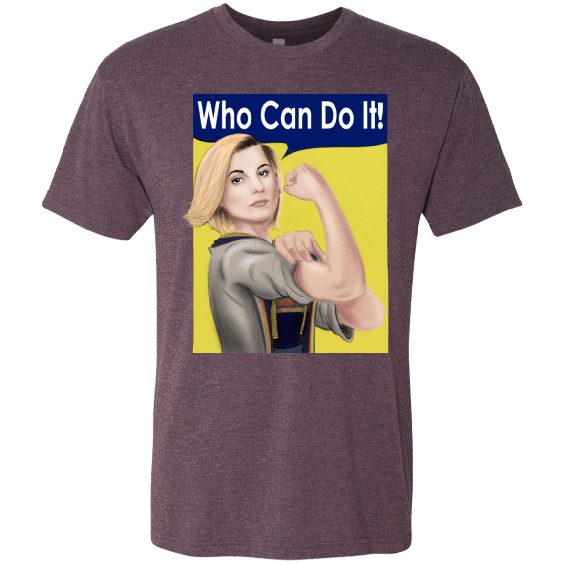 T-Shirts Vintage Purple / S Who Can Do It Men's Triblend T-Shirt