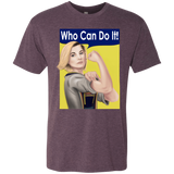 T-Shirts Vintage Purple / S Who Can Do It Men's Triblend T-Shirt