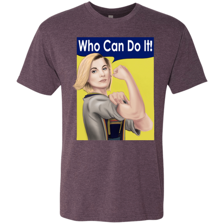 T-Shirts Vintage Purple / S Who Can Do It Men's Triblend T-Shirt