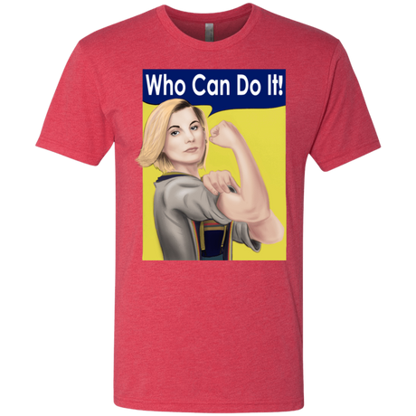 T-Shirts Vintage Red / S Who Can Do It Men's Triblend T-Shirt