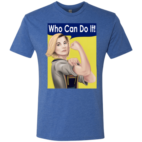 T-Shirts Vintage Royal / S Who Can Do It Men's Triblend T-Shirt