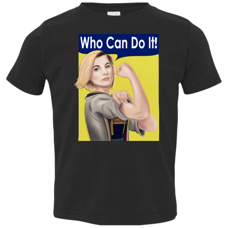 T-Shirts Black / 2T Who Can Do It Toddler Premium T-Shirt