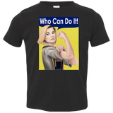 T-Shirts Black / 2T Who Can Do It Toddler Premium T-Shirt