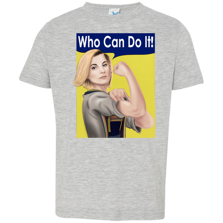 T-Shirts Heather Grey / 2T Who Can Do It Toddler Premium T-Shirt