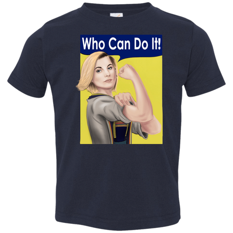 T-Shirts Navy / 2T Who Can Do It Toddler Premium T-Shirt