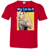 T-Shirts Red / 2T Who Can Do It Toddler Premium T-Shirt