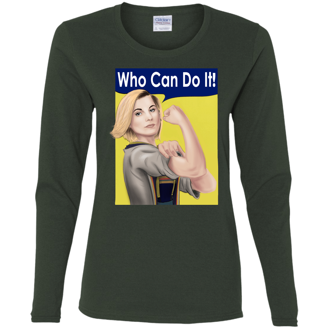 T-Shirts Forest / S Who Can Do It Women's Long Sleeve T-Shirt