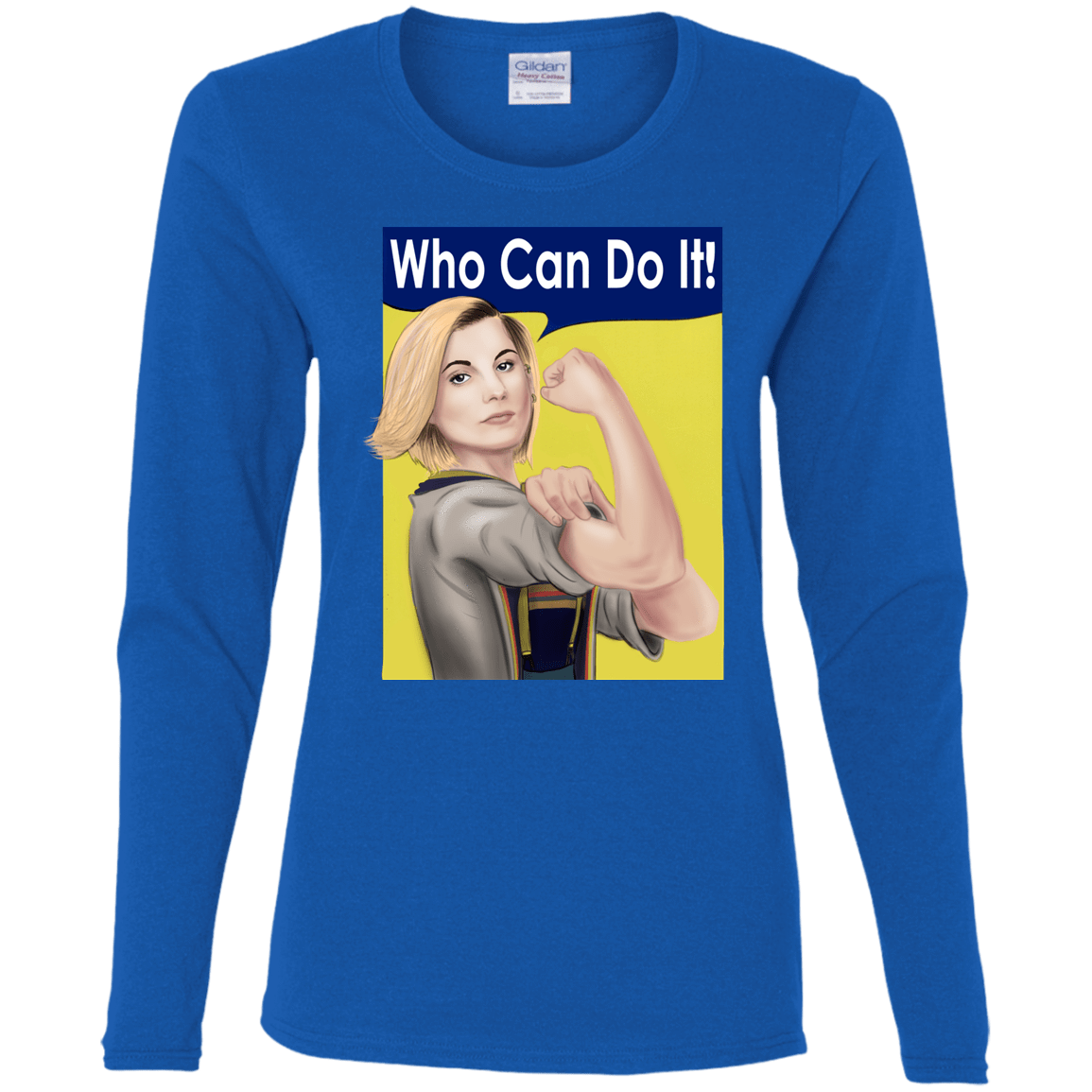 T-Shirts Royal / S Who Can Do It Women's Long Sleeve T-Shirt