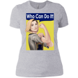 T-Shirts Heather Grey / X-Small Who Can Do It Women's Premium T-Shirt