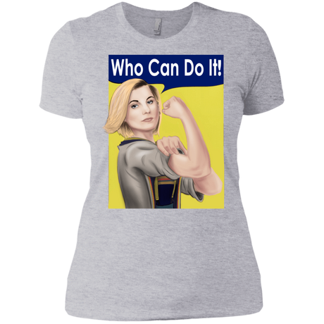T-Shirts Heather Grey / X-Small Who Can Do It Women's Premium T-Shirt