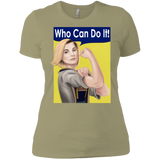 T-Shirts Light Olive / X-Small Who Can Do It Women's Premium T-Shirt