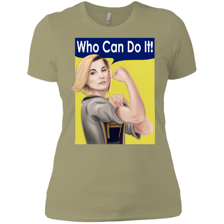 T-Shirts Light Olive / X-Small Who Can Do It Women's Premium T-Shirt