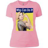T-Shirts Light Pink / X-Small Who Can Do It Women's Premium T-Shirt