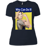 T-Shirts Midnight Navy / X-Small Who Can Do It Women's Premium T-Shirt