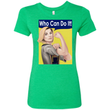 T-Shirts Envy / S Who Can Do It Women's Triblend T-Shirt