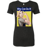 T-Shirts Vintage Black / S Who Can Do It Women's Triblend T-Shirt