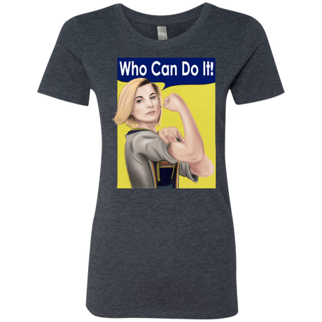 T-Shirts Vintage Navy / S Who Can Do It Women's Triblend T-Shirt
