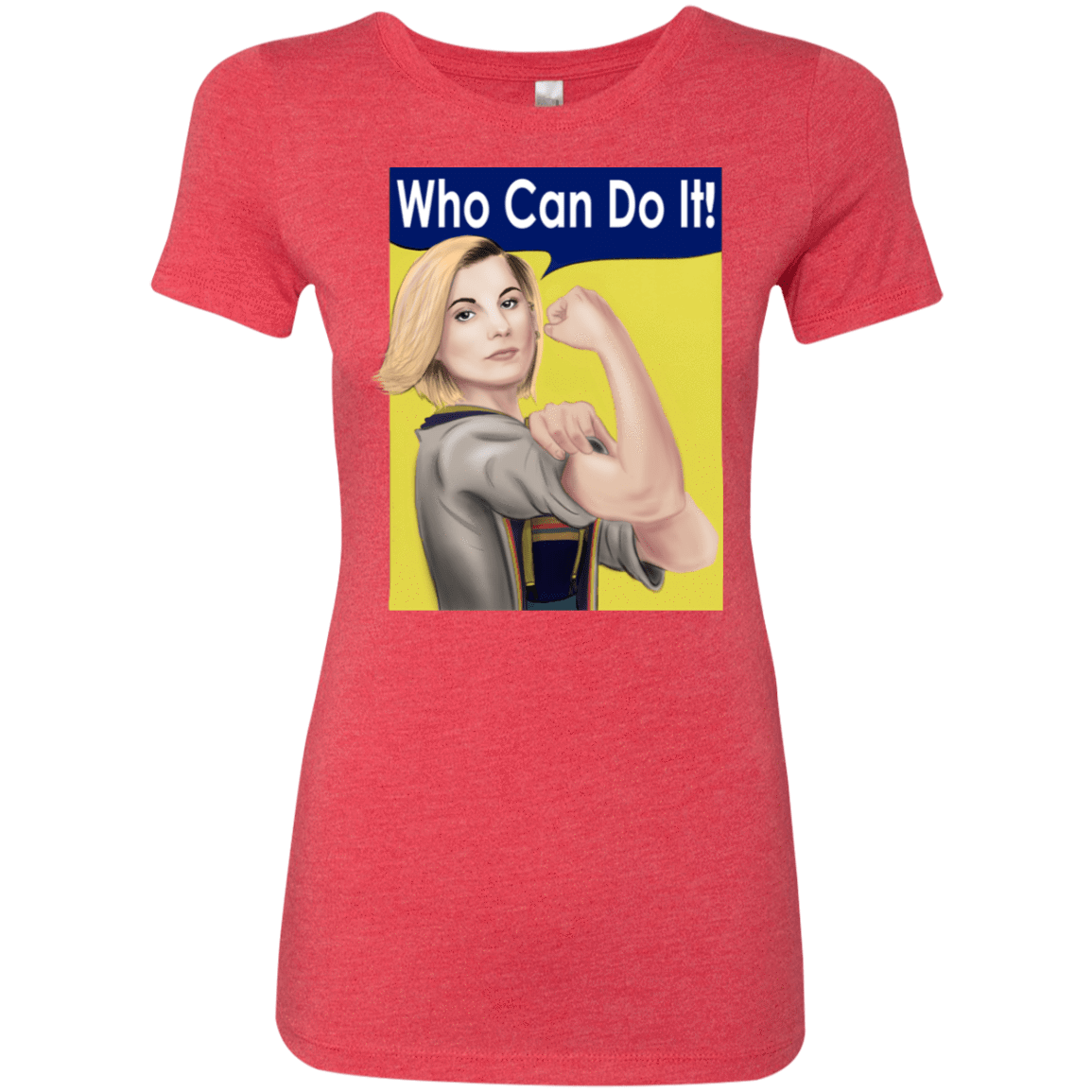 T-Shirts Vintage Red / S Who Can Do It Women's Triblend T-Shirt