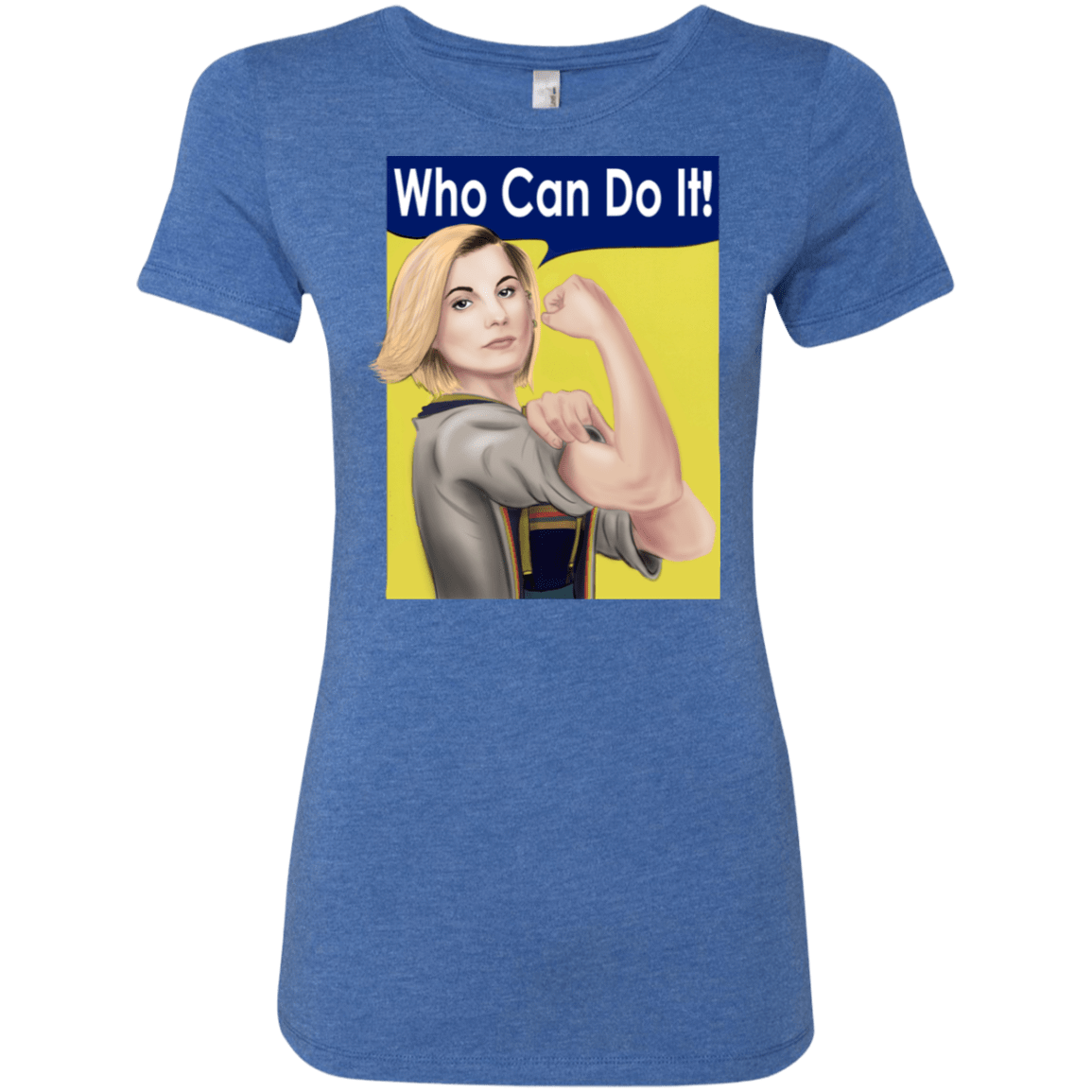 T-Shirts Vintage Royal / S Who Can Do It Women's Triblend T-Shirt