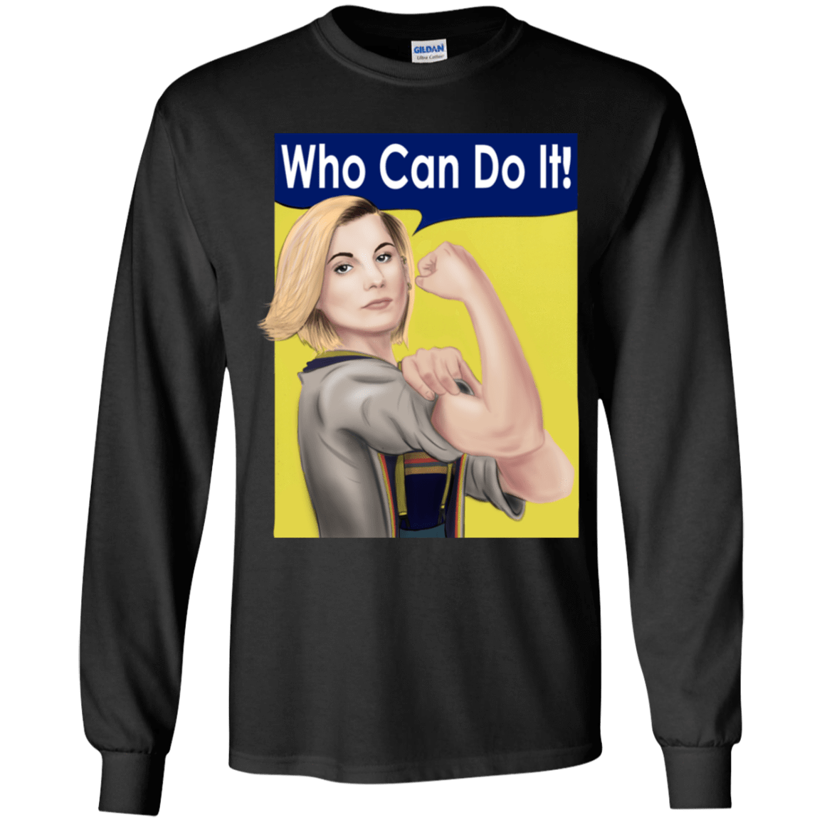 T-Shirts Black / YS Who Can Do It Youth Long Sleeve T-Shirt